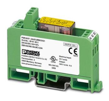 PSR-SCF-24UC/URM/2X21-耦合继电器