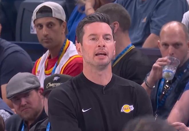 雷霆大胜湖人东契奇伤退湖人惨败